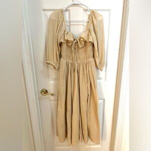 Free People Oasis Midi Dress (Nomadic Desert) size Small